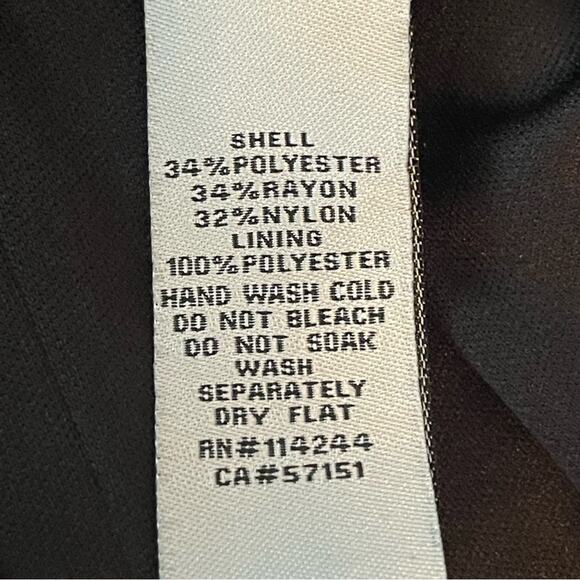 Eliza J Sheer Metallic Black Gold Lace Glam Party Event Dress NWOT Size 8 - Picture 10 of 14